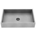 thumbnail image 1 of Orvieto Gothic Gray Concreto Stone 15 in. L x 24 in. W x 5 in. H Rectangular Vessel Bathroom Sink, 1 of 11