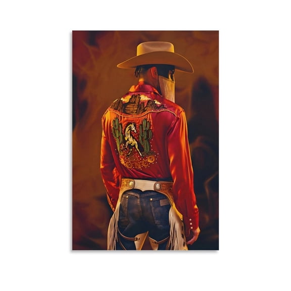 Orville Peck Art Singer Retro Poster Print Photo Art Painting Canvas Poster Home Decorative Bedroom Modern Decor Posters Gifts 16x24inch(40x60cm)