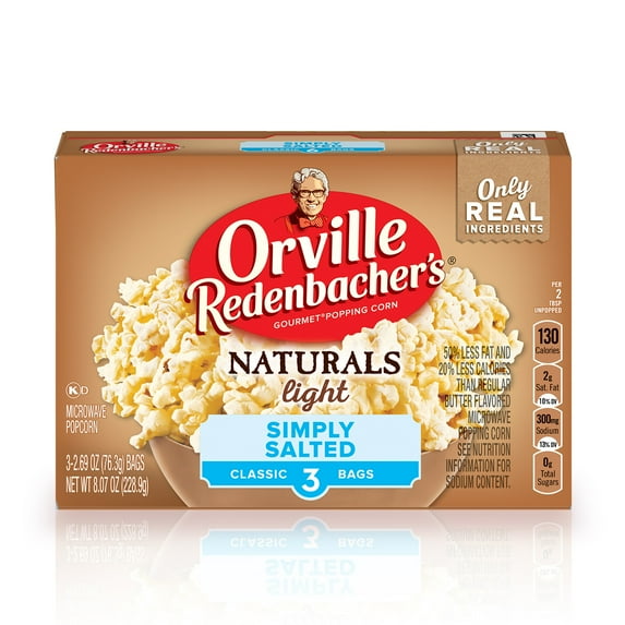 Orville Redenbacher's Naturals Simply Salted Popcorn Classic (Pack of 48)