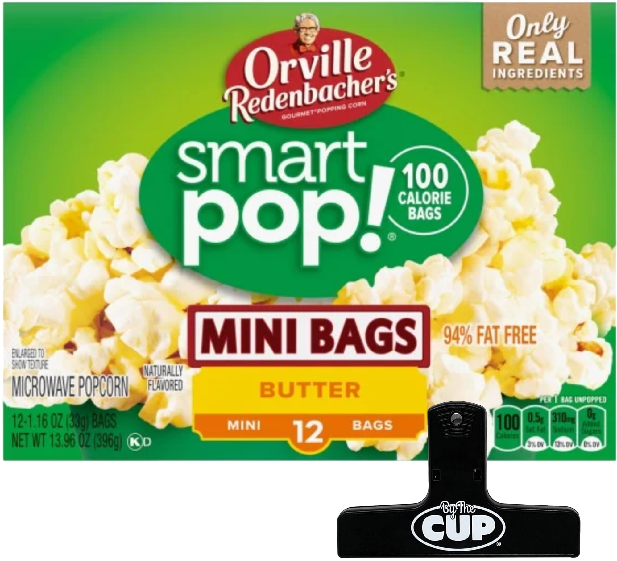 Orville Redenbacher Smart Pop JD28 Butter Popcorn Mini Bags, 13.96 oz
