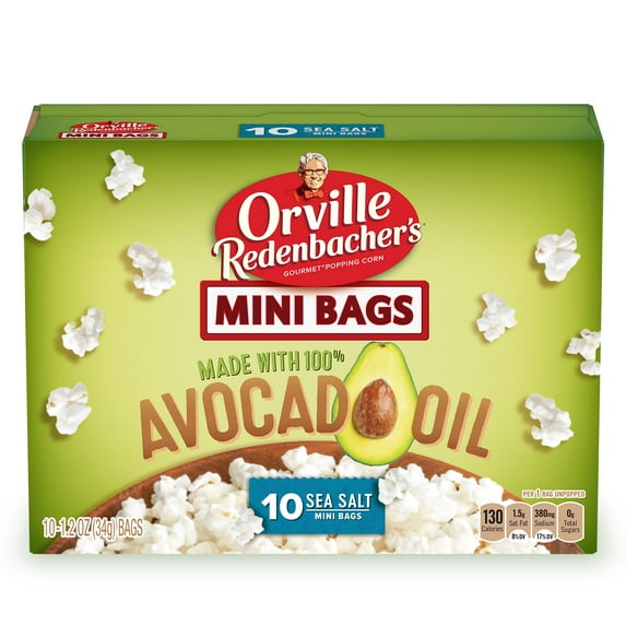 Orville Redenbacher's Avocado Oil Microwave Popcorn, 2.72 oz, 10 Count