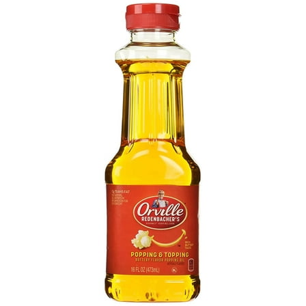 Orville Redenbacher's Butter Flavored ping Oil, 16 Oz., (Pack of 2)
