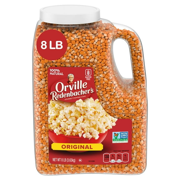 Orville Redenbacher's Gourmet Popcorn BCF26 Kernels, Original Yellow, 4g Fiber Per Serving, 8 lb.