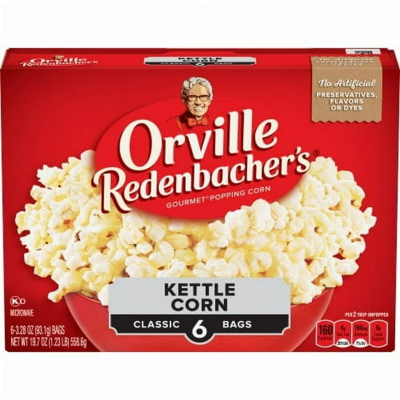 Orville Redenbacher's Kettle Corn Microwave Popcorn