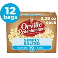 thumbnail image 1 of Orville Redenbacher’s Microwave Popcorn Value Size, Naturals Simply Salted Flavor Popcorn, 3.29 oz., 12-Count, 1 of 9