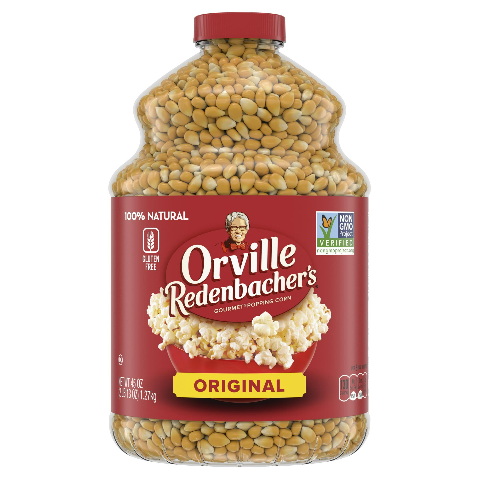Orville Redenbacher’s Original Gourmet Yellow Popcorn Kernels, 45 Oz