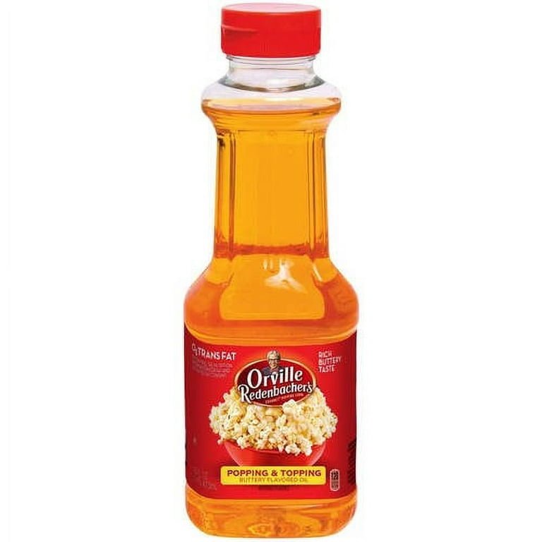 Orville Redenbacher's Oil, Buttery Flavored, Popping & Topping - 16 fl oz