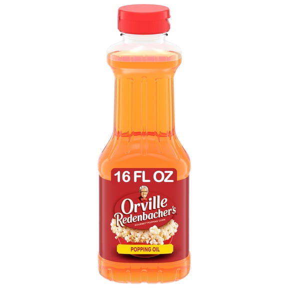 Orville Redenbacher's Popping & Topping Buttery Flavored Popcorn Oil, 16 fl. oz.
