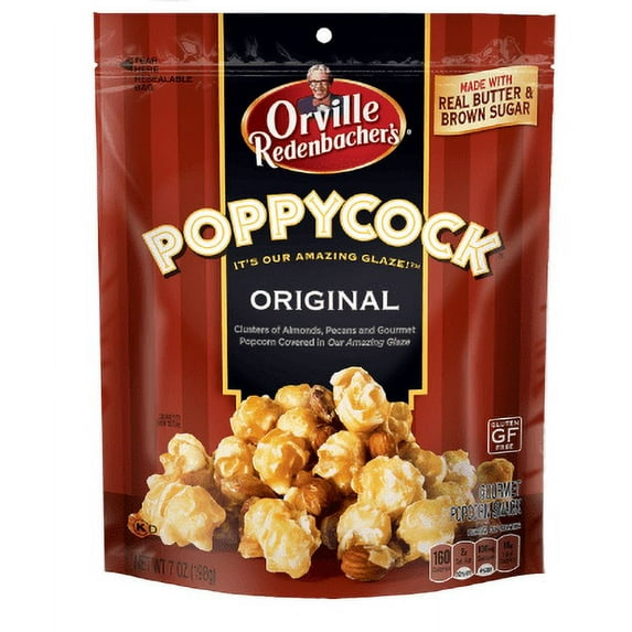 Orville Redenbacher's Poppycock Original Gourmet Popcorn 7 oz (Pack of 2)