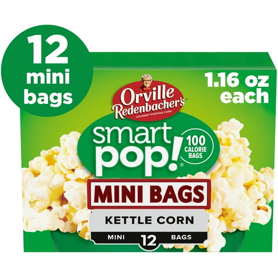 Orville Redenbacher’s Microwave Popcorn, SmartPop! Kettle Corn, 1.2 oz., 12-Count