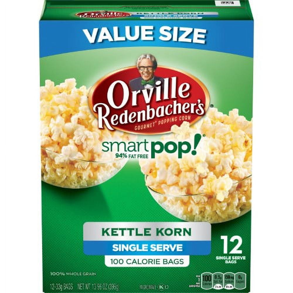 Orville Redenbacher's Smartpop! Kettle Corn Microwave Popcorn Mini Bags (Pack of 4)
