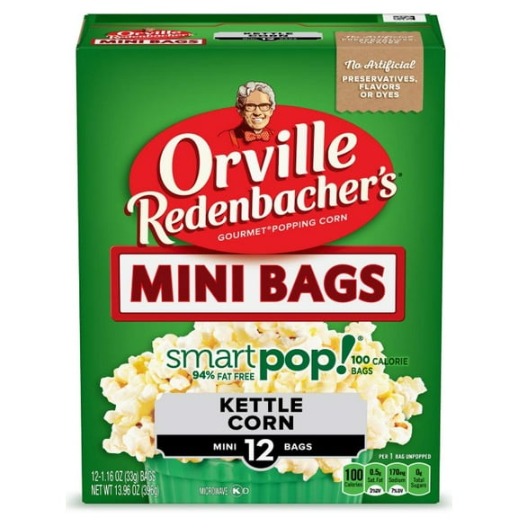 Orville Redenbacher's Smartpop! Kettle Corn Microwave Popcorn Mini Bags (Pack of 5)