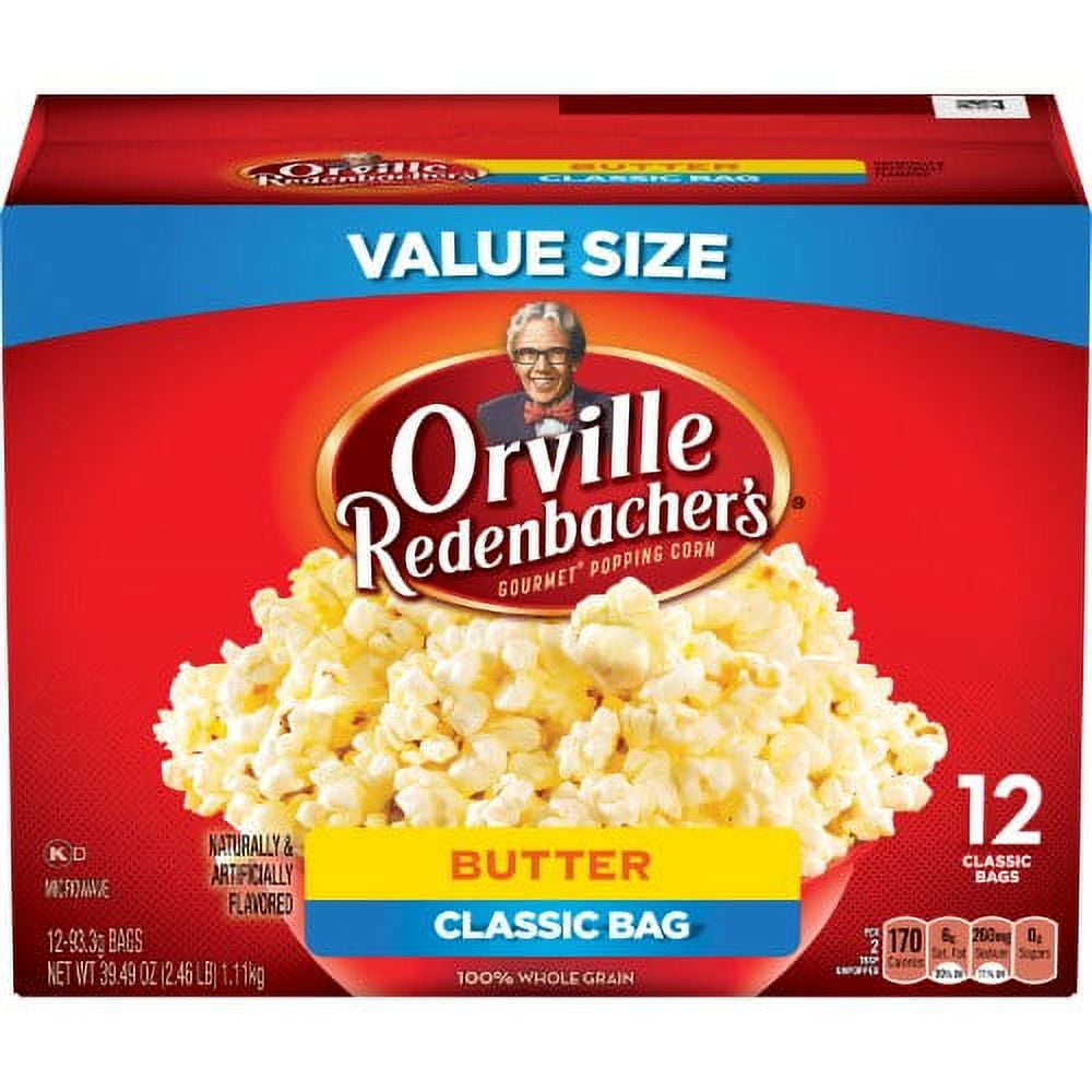 Orville Redenbachers Butter Microwave Popcorn 3.29 Oz 12 Ct (Pack of 10)