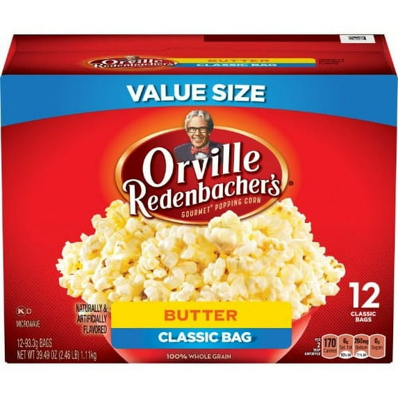 Orville Redenbacher's Butter Microwave Popcorn Pack (Pack of 8)