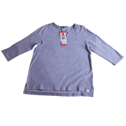 Orvis Ladies 3/4 Sleeve Pima Cotton Tee T-Shirt, Blue Small
