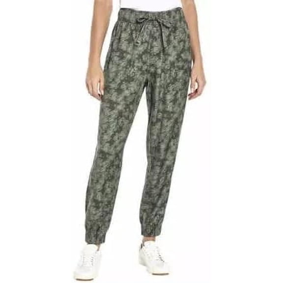 Orvis Ladies' Midweight Relaxed Fit Tencel Jogger Pants (US, Alpha, X-Large, Regular, Regular, Digital Camo Green)