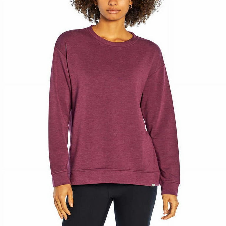Orvis Ladies' Size Medium, Crewneck Pullover Long Sleeve, Purple 