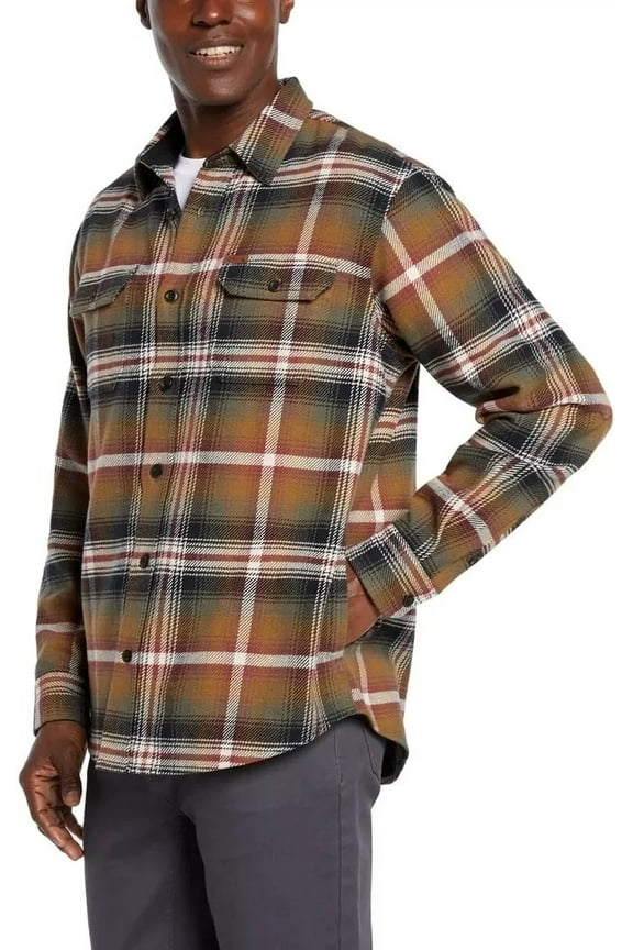 Men's Big Bear Heavy Weight Flannel Shirt, Multicolor Small
