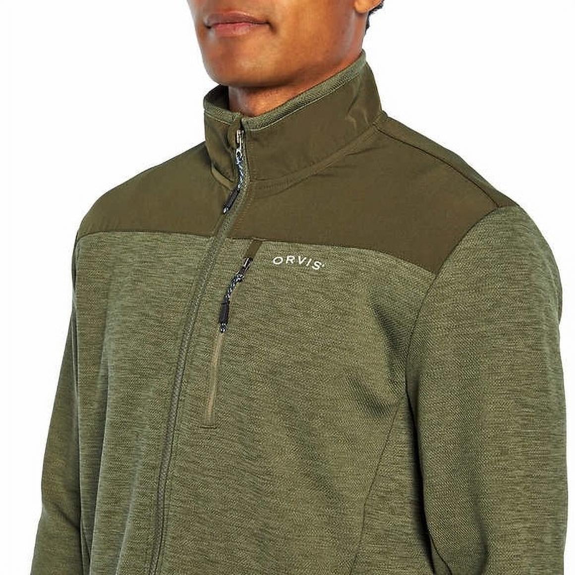 Orvis Men's Bonded Mesh Full-Zip Jacket (Thyme Green,XXL)