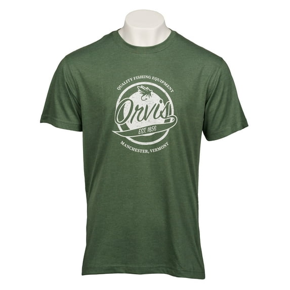 Orvis Men's Short Sleeve Graphics T-Shirt (Duck Green, Large)