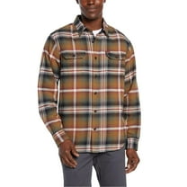 Orvis Men’s Spread Collar Flannel Shirt (Multi, X-Large)