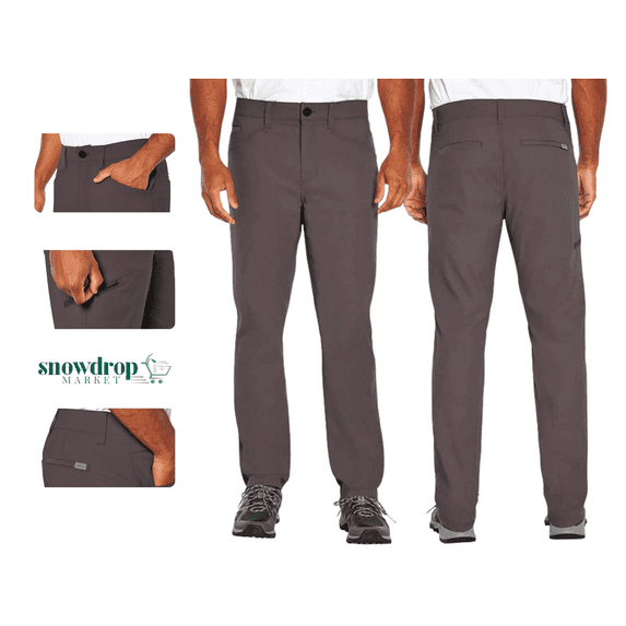 Orvis Mens Classic Collection Lightweight 5 Pocket Trek Pant (as1, Waist_Inseam, Numeric_32, Numeric_30, Regular, Regular, Forged Iron), 32W x 30L