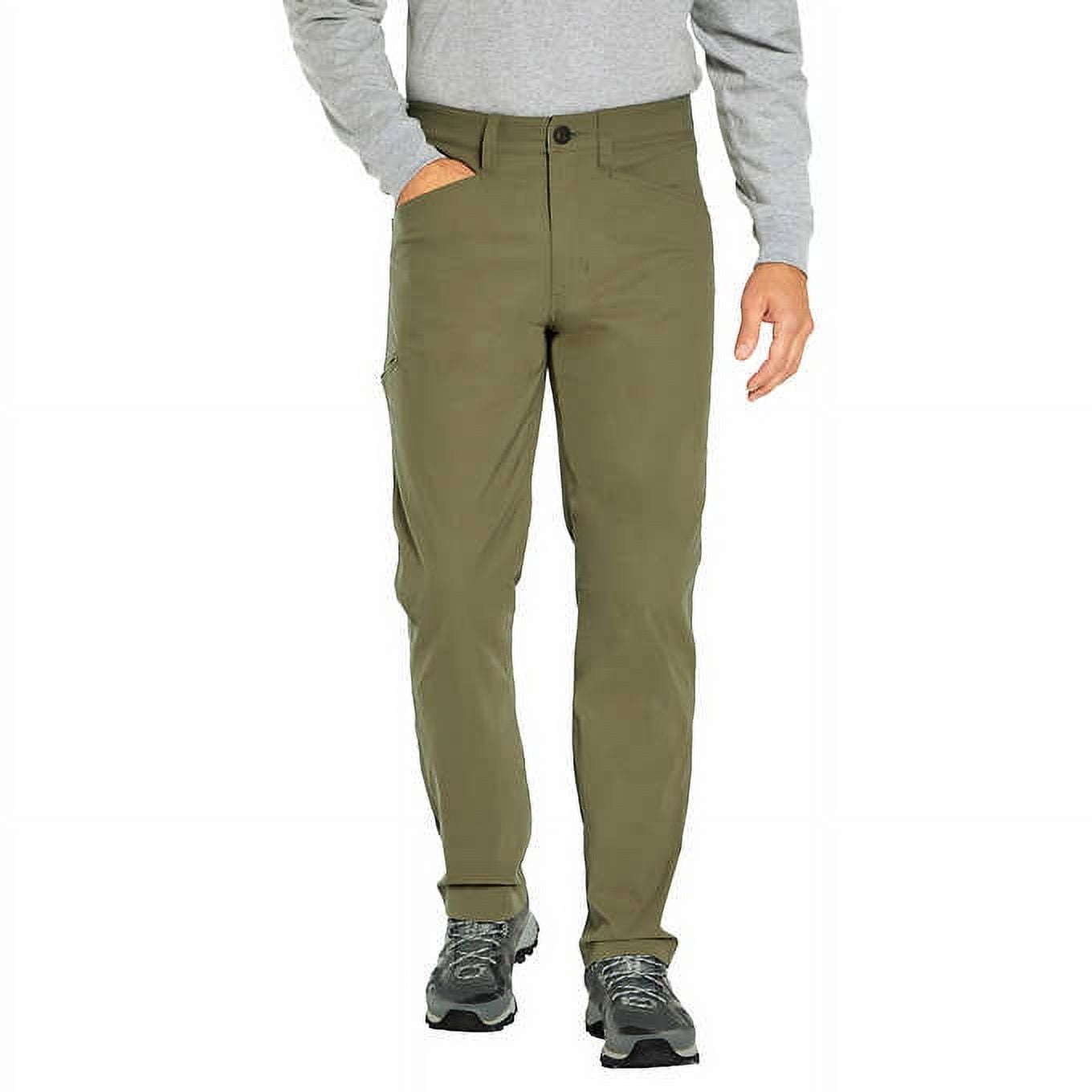 MOKEWEN Men's Straps Buckle Pocket Jogger Harem Pants - Drawstring Elastic Waist, Black, Size 34-35 - View #6