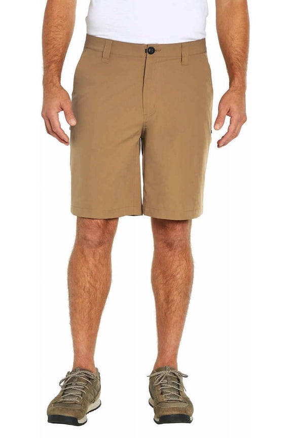 Mens Lightweight Tech Short (US, Waist, 40, Regular, Tan)