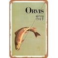 thumbnail image 1 of Orvis Spring 1969 Poster Poster Retro Metal Tin Sign 8x12 Inch Home Bar Man Cave Vintage Wall Decor, 1 of 2
