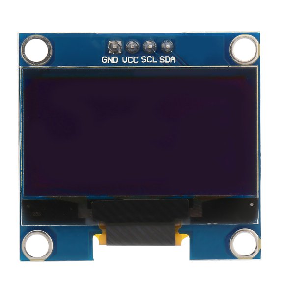 Orvunela 1.3 Inch OLED Display Module IIC I2C Communicate 128x64 Resolution White Text Color Optoelectronic Display Screen Replacement with SH1106 Driver