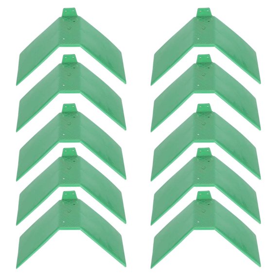 Orvunela 10PCS Plastic Small Green Anti-skid Design Dove Rest Stand Pigeon Perches