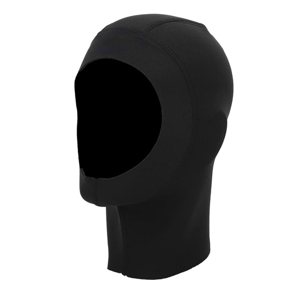 Orvunela 1mm Neoprene Unisex Diving Hat Small Black, Sun Protection Swim Cap Snorkeling Surfing Hood Protective Equipment for Cold Water