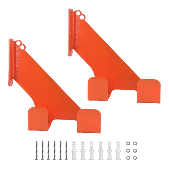 Orvunela 2Pcs Heavy Duty Chainsaw Hanger Wall Mount Rack, 3 in 1 Steel ...
