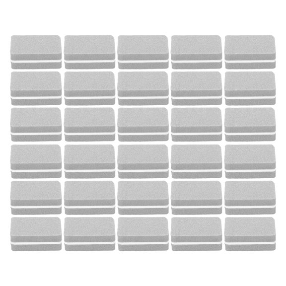 Orvunela 30 Count Gray Mini Sponge Buffing Blocks for Finger and Toe Surface Smoothing