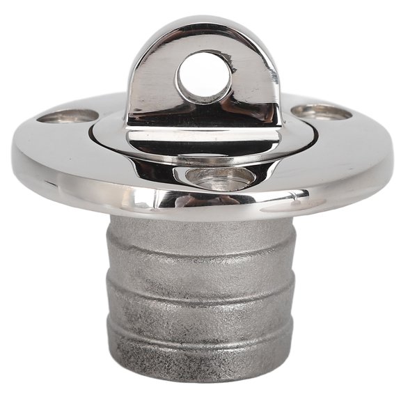 Orvunela 316 Stainless Steel Garboard Drain Plug 1 Inch 25mm Round Marine Drain Socket Fitting for Marine Vessels