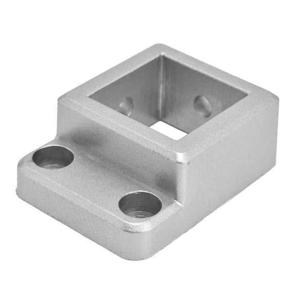 Orvunela 4040 Fixed Base Aluminum Alloy Unidirectional Corner Squares Connector for Fixing Flange Bases, Heavy Duty Hardware Bracket for Home Improvement, 1 Piece