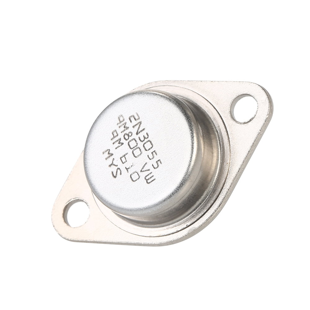 Orvunela 5 Pieces 2N3055 Power Transistors NPN TO-3 Metal Case 15A 60V ...