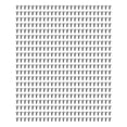Orvunela 500 Sets Double Cap Rivet 5x5mm Stainless Steel Metal Stud ...