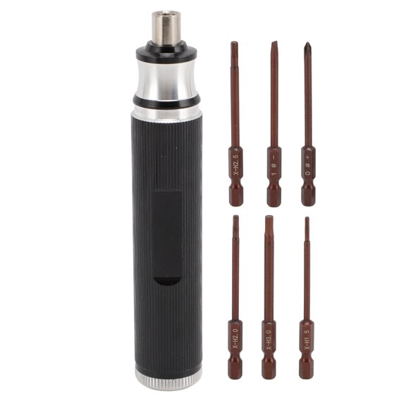 Orvunela 6 in 1 Hex Screwdriver Set Multi Bit Precision Hand Tool 1.5mm 2.0mm 2.5mm 3.0mm Metal Screwdrivers