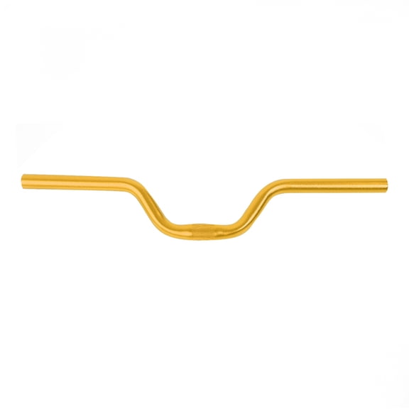 Orvunela Aluminum Alloy Bike Riser Handlebar 25.4mm x 520mm for Fixed Gear, Gold