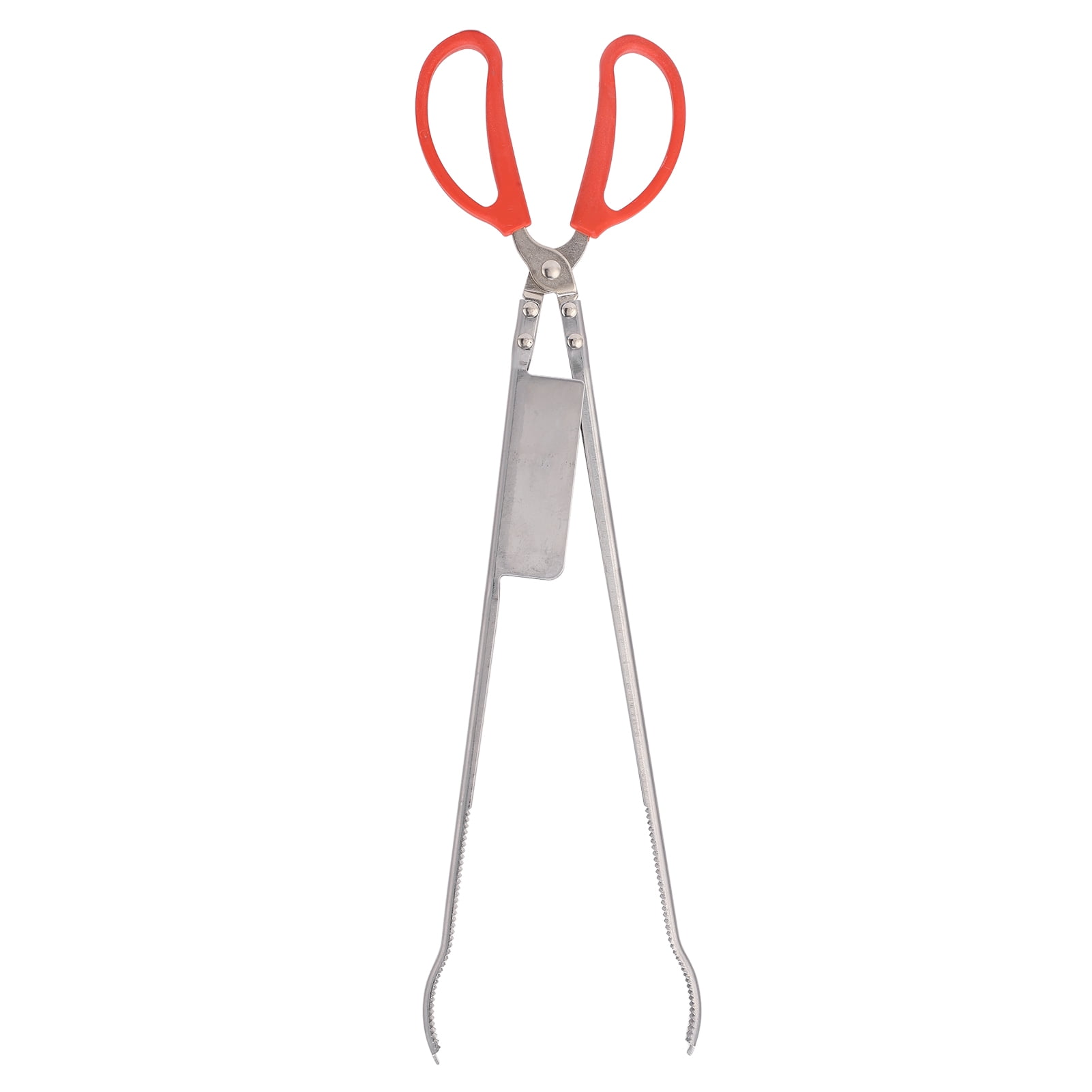 Curved Fish Orvunela Curved Jaw Crab Tongs Stainless Steel Long Fishing Pliers with ...