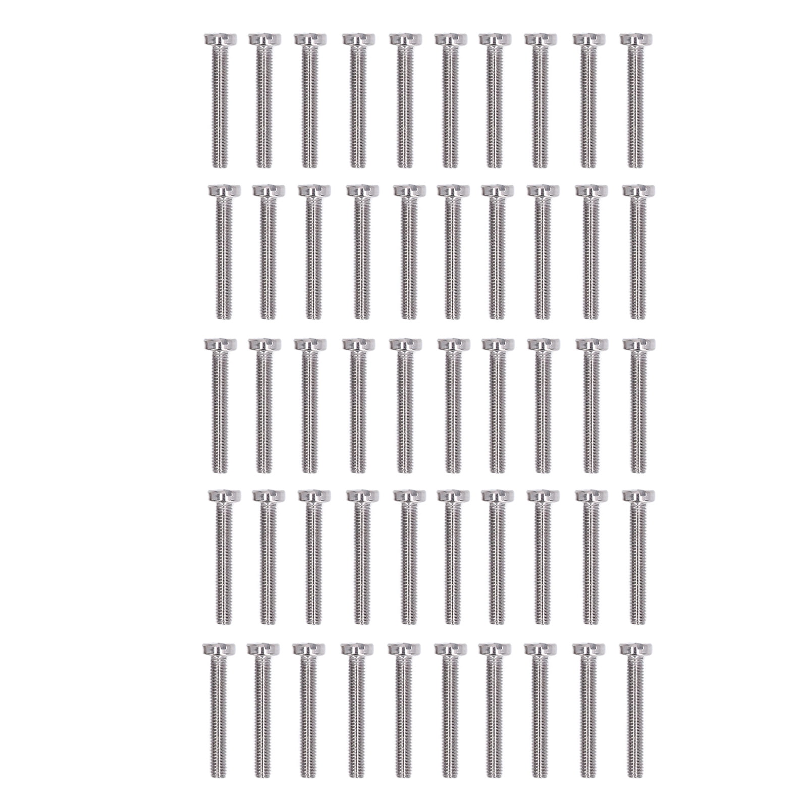 Main Machine Head Orvunela DIN84 M3 x 20 mm Cheese Head Slotted Machine Screws, A2-70 ...