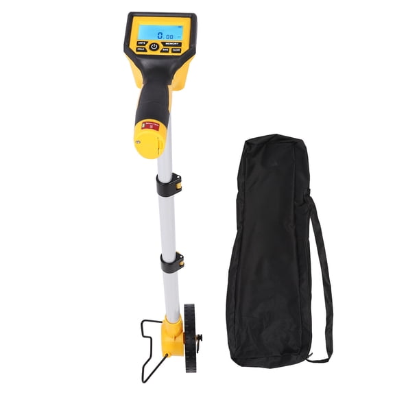 Orvunela Digital Display Measuring Wheel High Accuracy Distance Measure with Backlit LCD Screen Multifunction Metric and Imperial Modes Portable Sturdy Lightweight for Construction Surveying