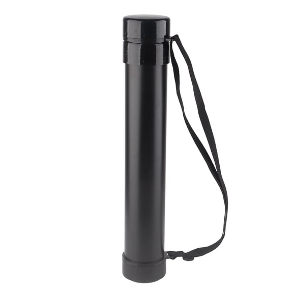 Orvunela Drawing Storage Tube Black Extra-Thick Telescopic Poster Portfolio Case for Artwork and Documents