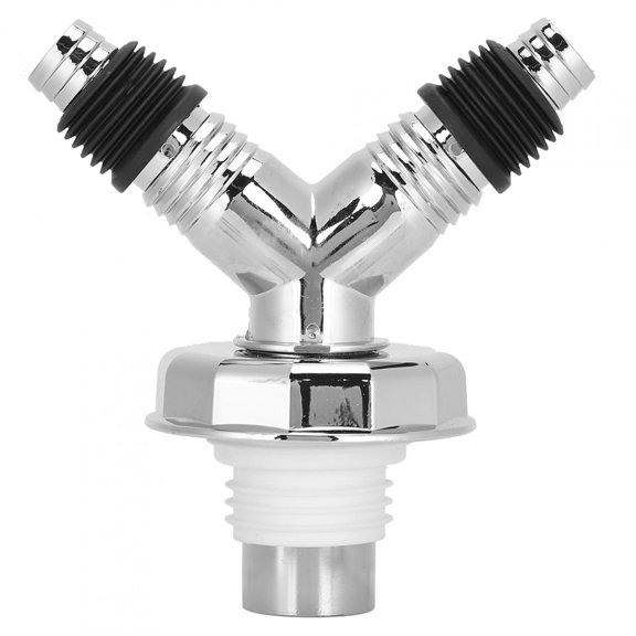 Orvunela Dual Purpose Y Pipe Connector Floor Drain Tee Joint Adapter Sealing Tool for Washing Machine with Decorative Cover