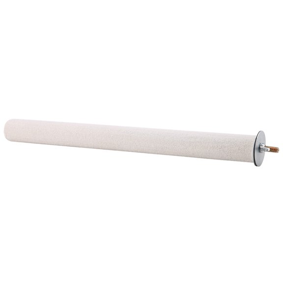 Orvunela Natural Wood Bird Perch Stand Grinding Rod for Cage Habitat, White 1.0 x 9.8 Inches (2.5 x 25 cm)