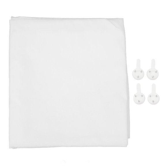 Orvunela Photo Studio Background Screen Opaque Polyester Backdrop for Photography Video Portrait 9.8 x 6.6 ft / 3 x 2 m White
