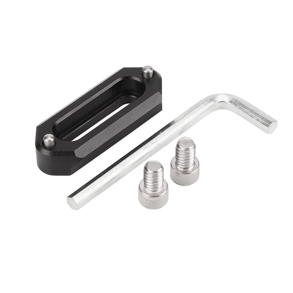 Orvunela Quick Release Safety Rail with Spring Pins and 1/4 Inch Screw for Camera Rig Handle Rigging System