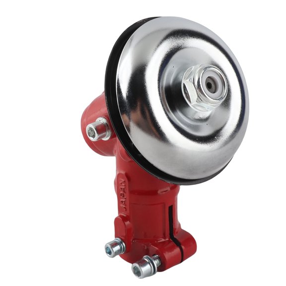 Orvunela Red Brush Cutter Trimmer Gear Head Replacement Gearbox 26mm 1-Inch Diameter 9-Teeth Aluminum Alloy Steel Sturdy Attachment for Lawnmower Maintenance