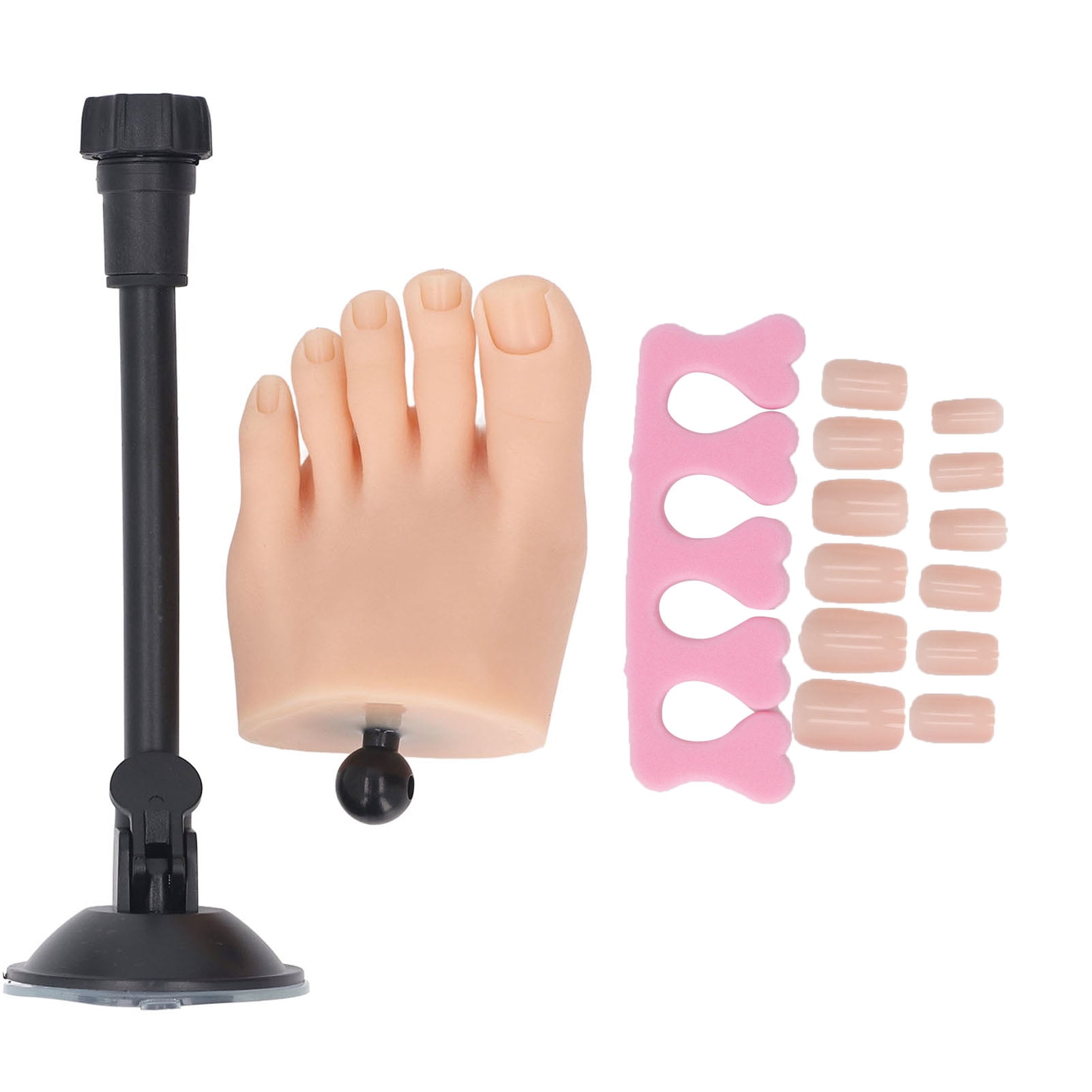 Orvunela Silicone Practice Foot Flexible Realistic Training Foot Model ...